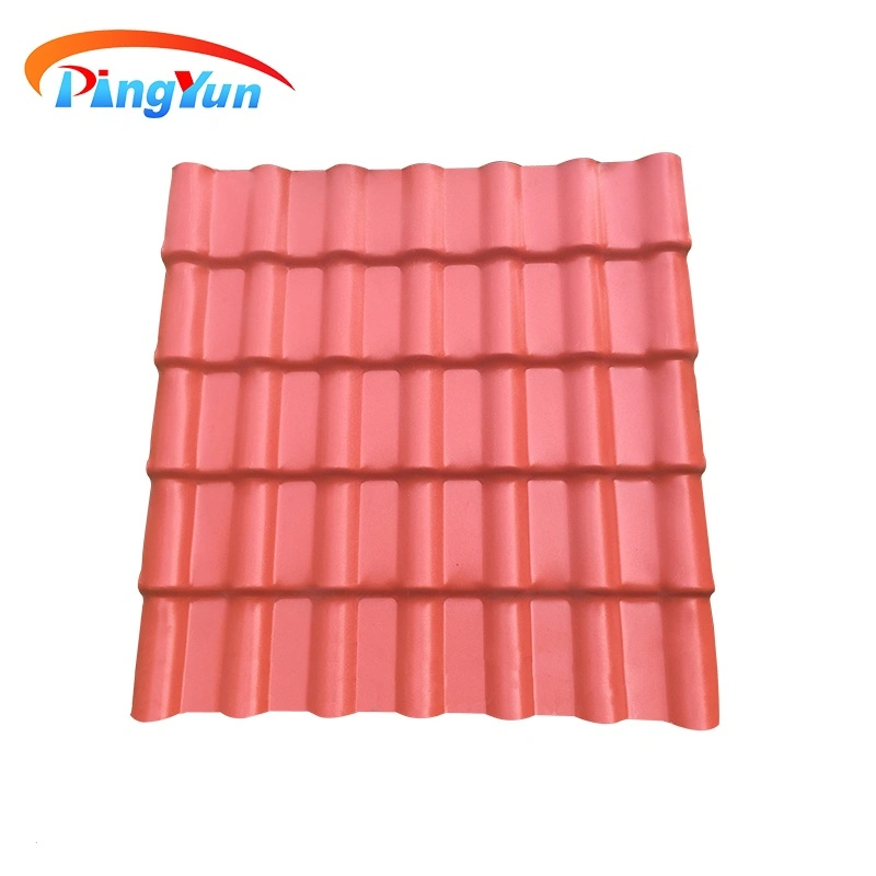 Popular in Panama PVC Roofing Tiles/Avoid Color Fading Spanish ASA PVC Plastic Roof Sheet for Prefabricated House