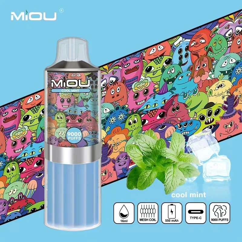 Factory Price 16ml Pre-Filled Disposable/Chargeable Vape Pen Miou 9000 Puffs