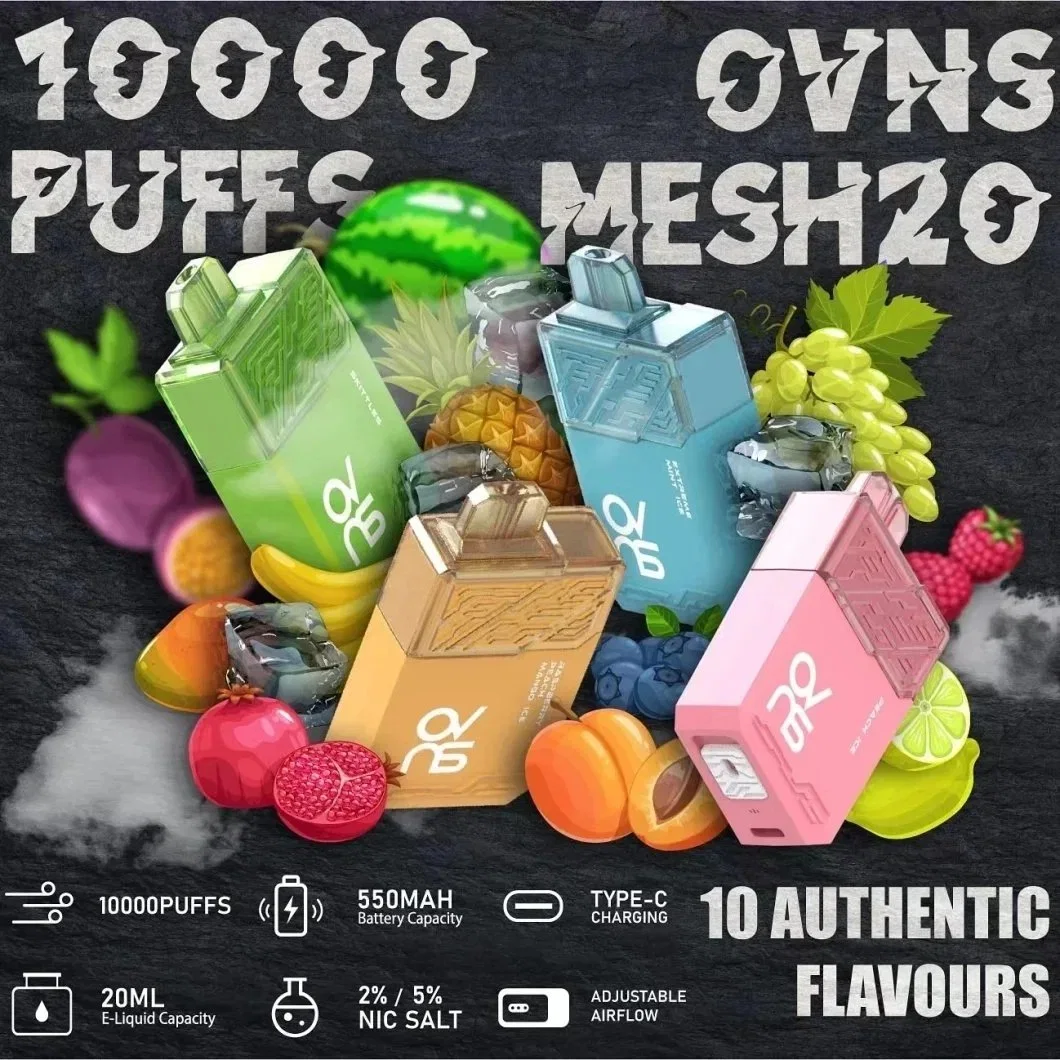 Ovns 10000 borlas para EUA Grosso Vape descartáveis Puff Bar Ecig