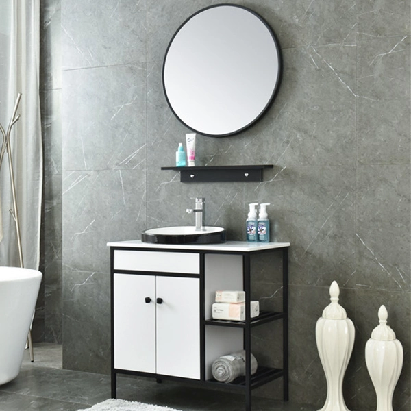 Vanity Cabinet Cheap Wall Mounted Bathroom Wash Basin Vanity Wood Color Furniture Granite Bathroom Lavamanos