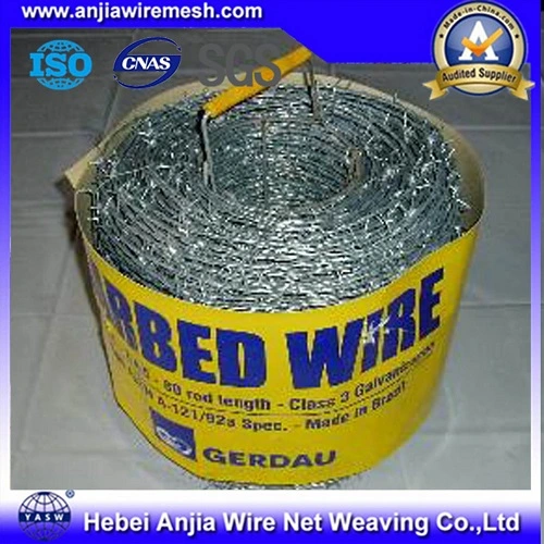 Security PVC Coated Galvanized Iron Barbed Wire