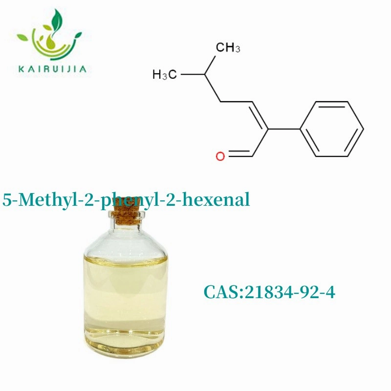 High quality/High cost performance  5-Methyl-2-Phenyl-2-Hexenal Supplier Price Food Flavor Additive Wholesale/Supplier Natural Cocal CAS 21834-92-4