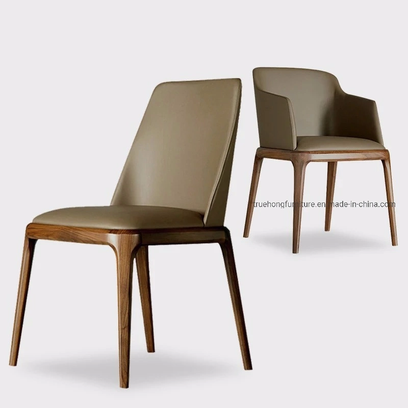 Fashion Comfortable Design Dinner Chair and Table Hotel Restaurant Table Solid Timber Arm Chair Furniture