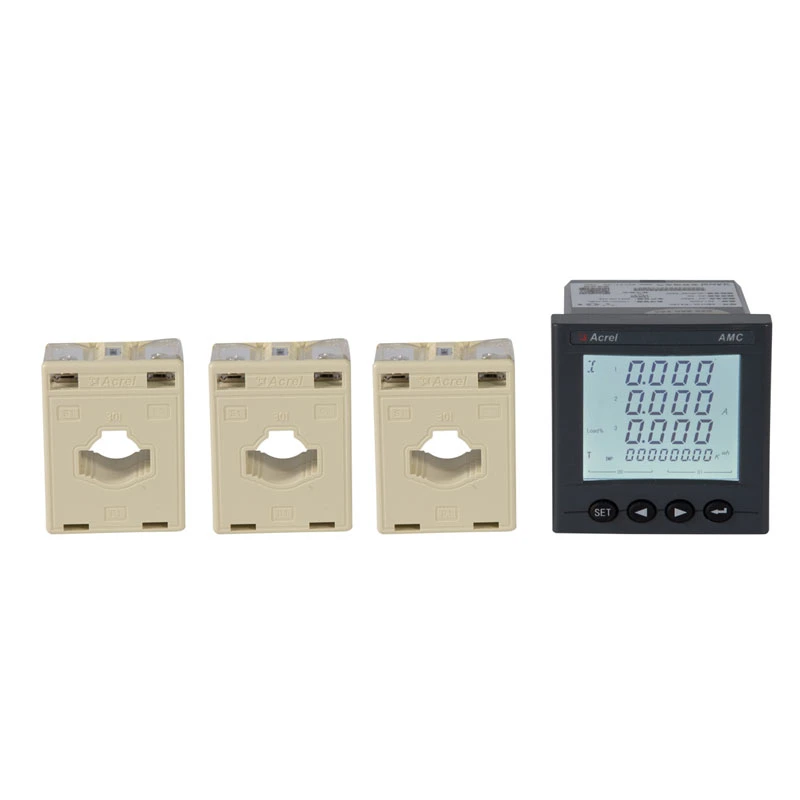 AC Three-Phase Programmable Ammeter and Voltmeter Meters Digital Display