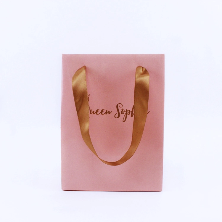 Custom Luxury Gift Packaging Paper Bolsa de compra reutilizable con su Logotipo propio