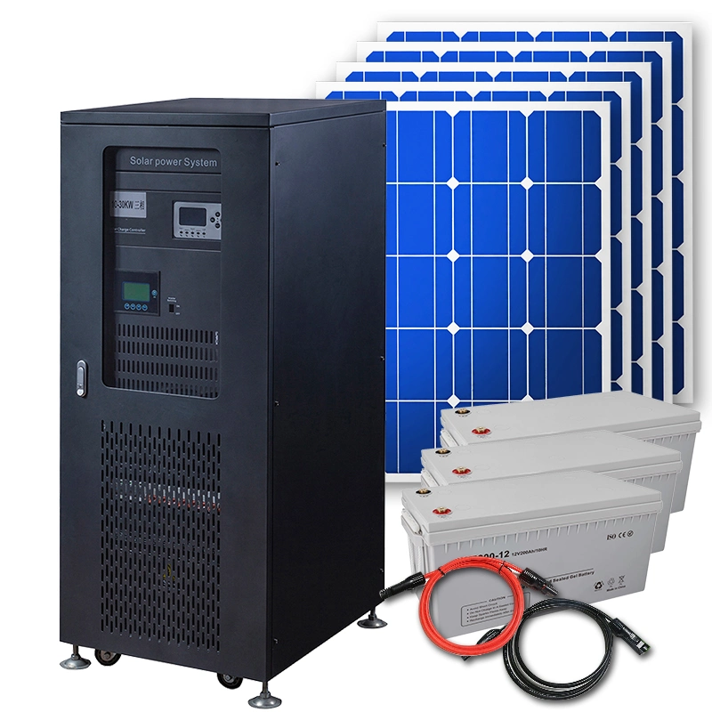 Off Grid Solarzellen Solaranlage 10kw 20kw 30kw Photovoltaik (PV) Solarmodul-Kits 10kw Sonnensystem