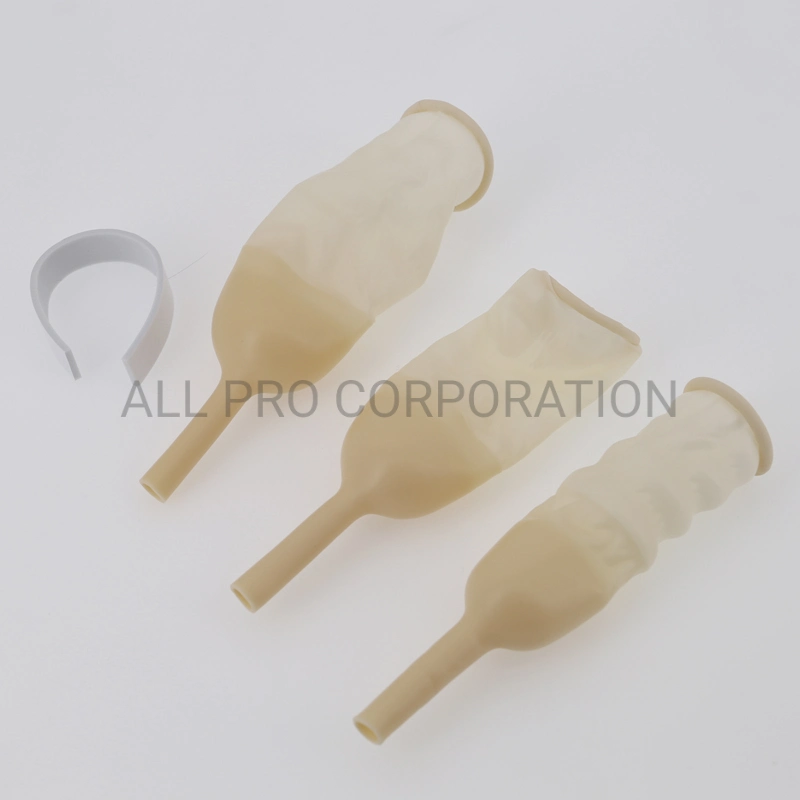 Free Sample Disposable Urethral Drainage Latex Male External Condom Catheter