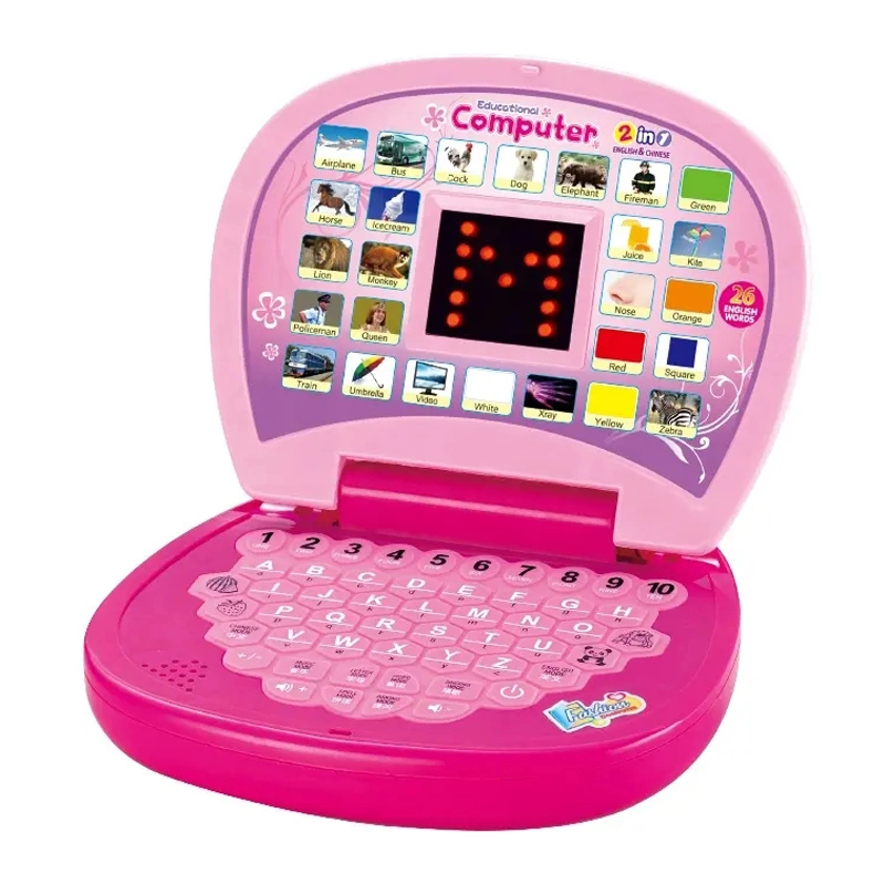 LED Light Toys Children Colorful Machine Kids Educational Interesting Kids Tablet Learn Pad Creatively Learning Computer with Music for Kids