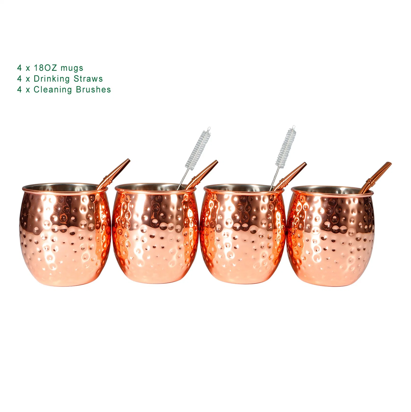 Benutzerdefinierte Hot Sell Bier Cocktail Cups Party Hammer Kupferbeschmiert Moskauer Mule-Becher Aus Edelstahl