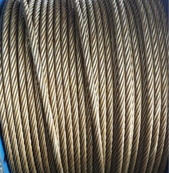 Cable 6*26ws 6X26ws FC Iwrc Lang Shan Brand Steel Wire Ropeapi Spec 9A for Oil Fields