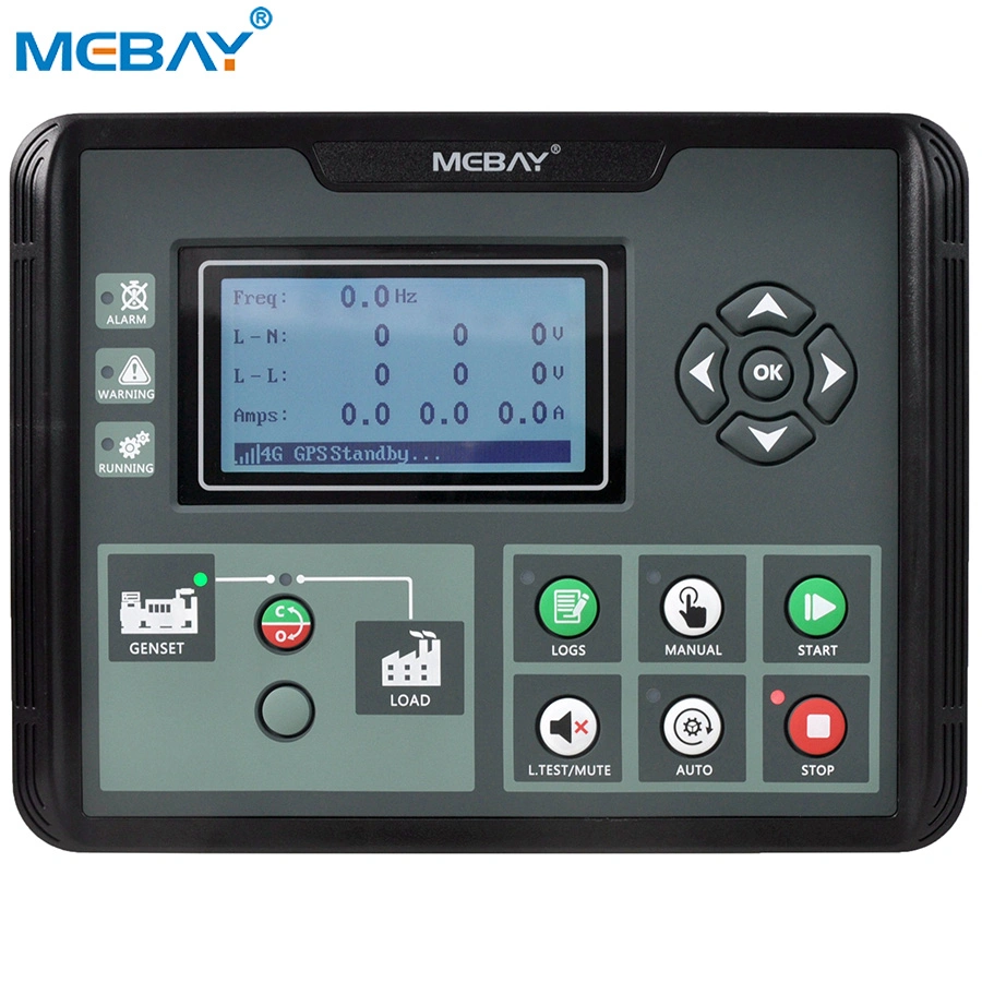 Mebay 4G Generator Controller DC50d-4G Remote Control Panel GPS