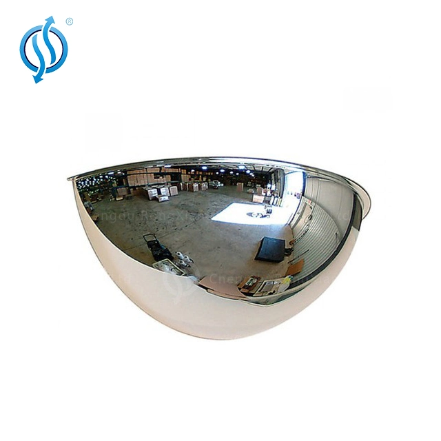 60cm 180 Degree Vision Arylic Safety Convex Mirror Half Dome Round Indoor Security Mirror