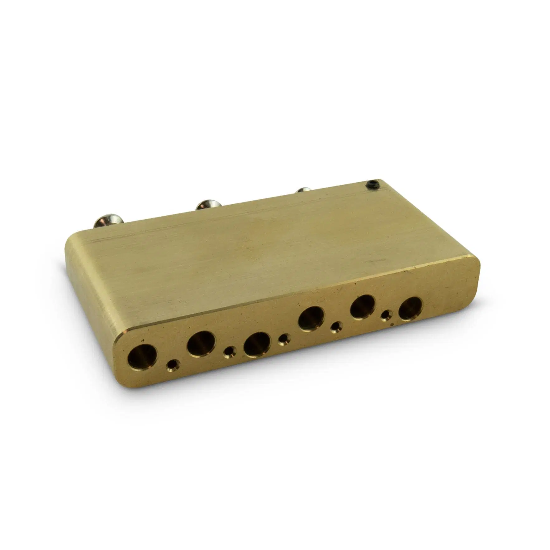 Low MOQ CNC Machined Lightweight Solid Brass Guitar Tremolo Block