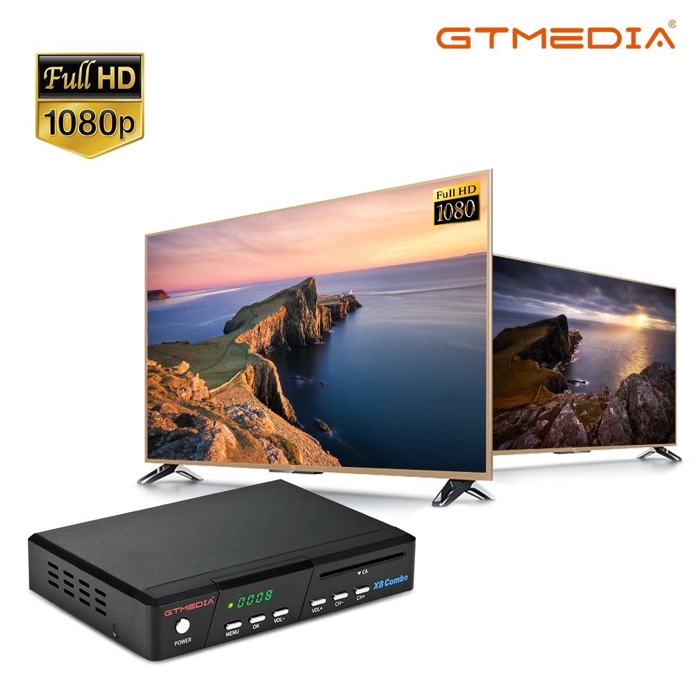 Gtmedia X8 Combo DVB-S2X T2 Cable Satellite Receiver with Ca Card Slot