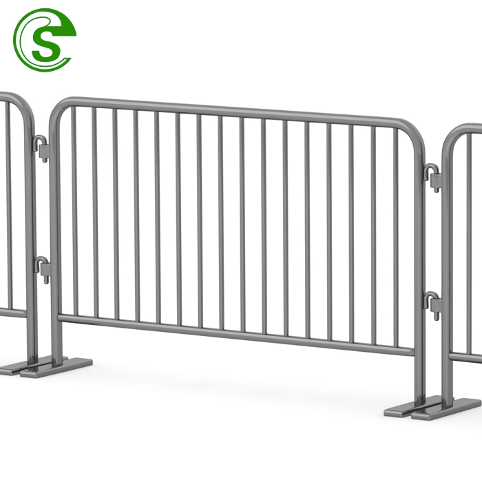 Galvanised/Stainless Steel Traffic Road Barrier Safety Pedestrian Crowd Control Barriers