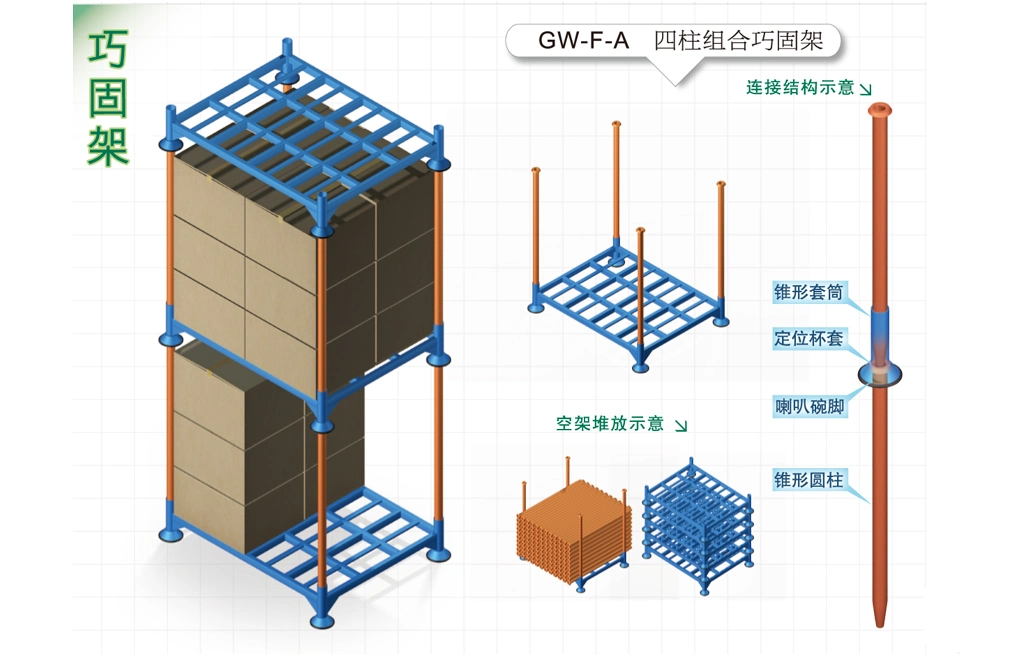 Coating Surface Finish Stacking Tire Rack Rolling Tire Storage Rack Tyre Display Stand