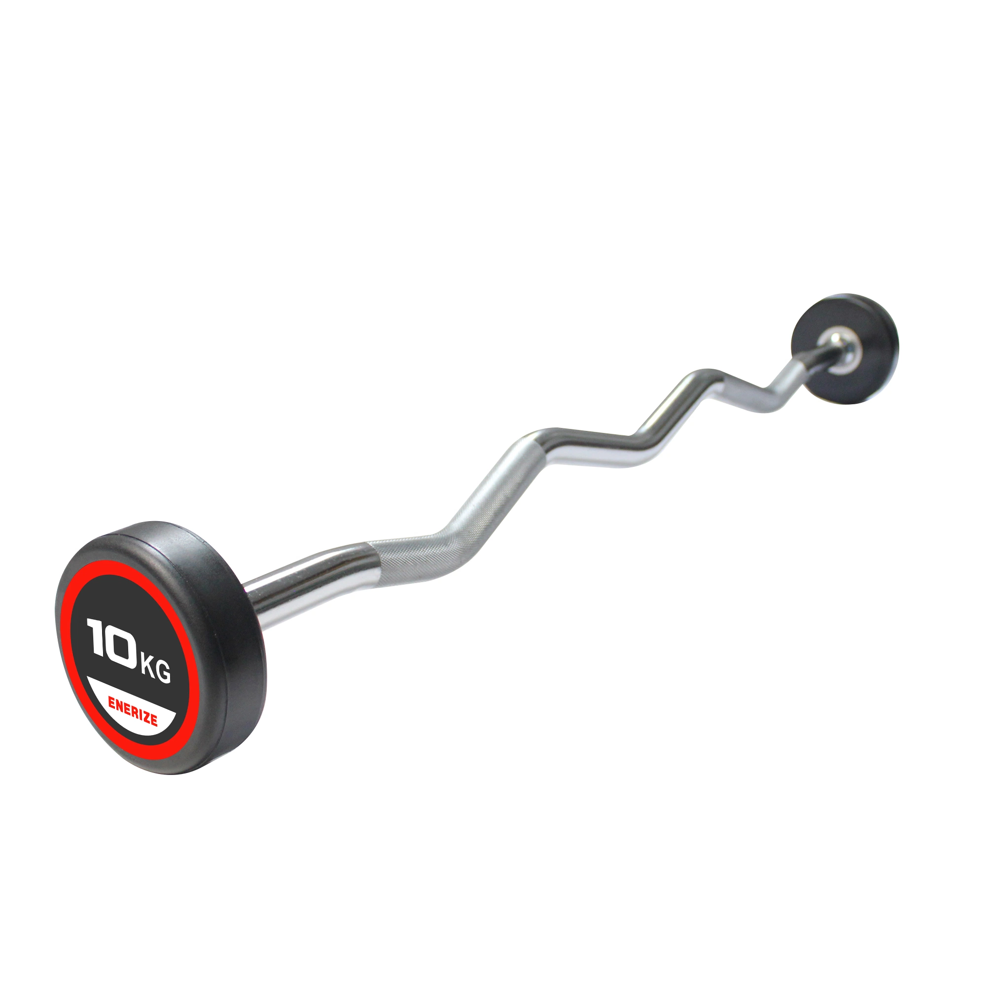 PU Straight Barbell Weight Lifting for Gym Training Barbell Curl Bar 10-50kg and TPU Curl Barbell