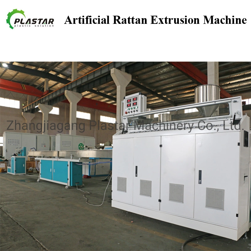 Plastic Rattan Machine/PP PE Plastic Rattan/Wicker Production Line