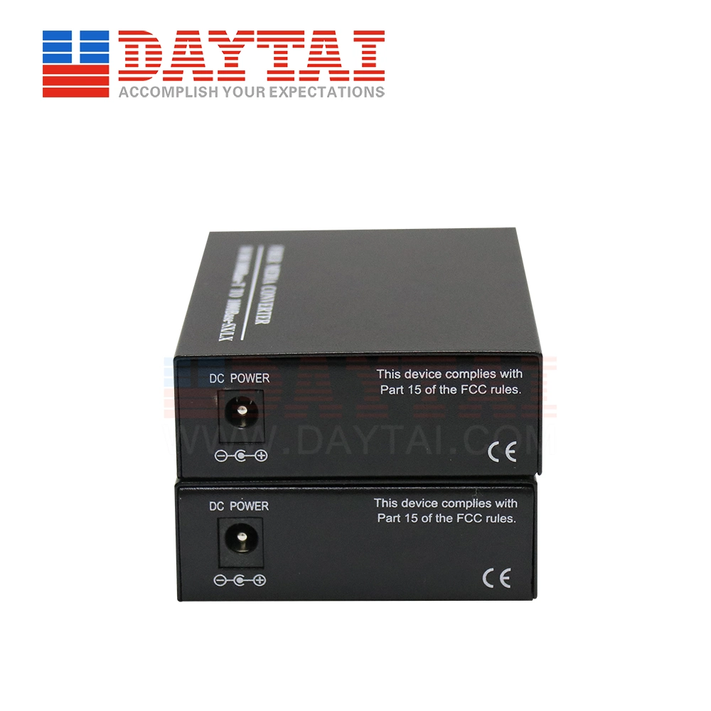 Top Quality Base Sm Single Fiber Wdm Fiber Optic 10/100m SFP Slot Fiber Optic Media Converter