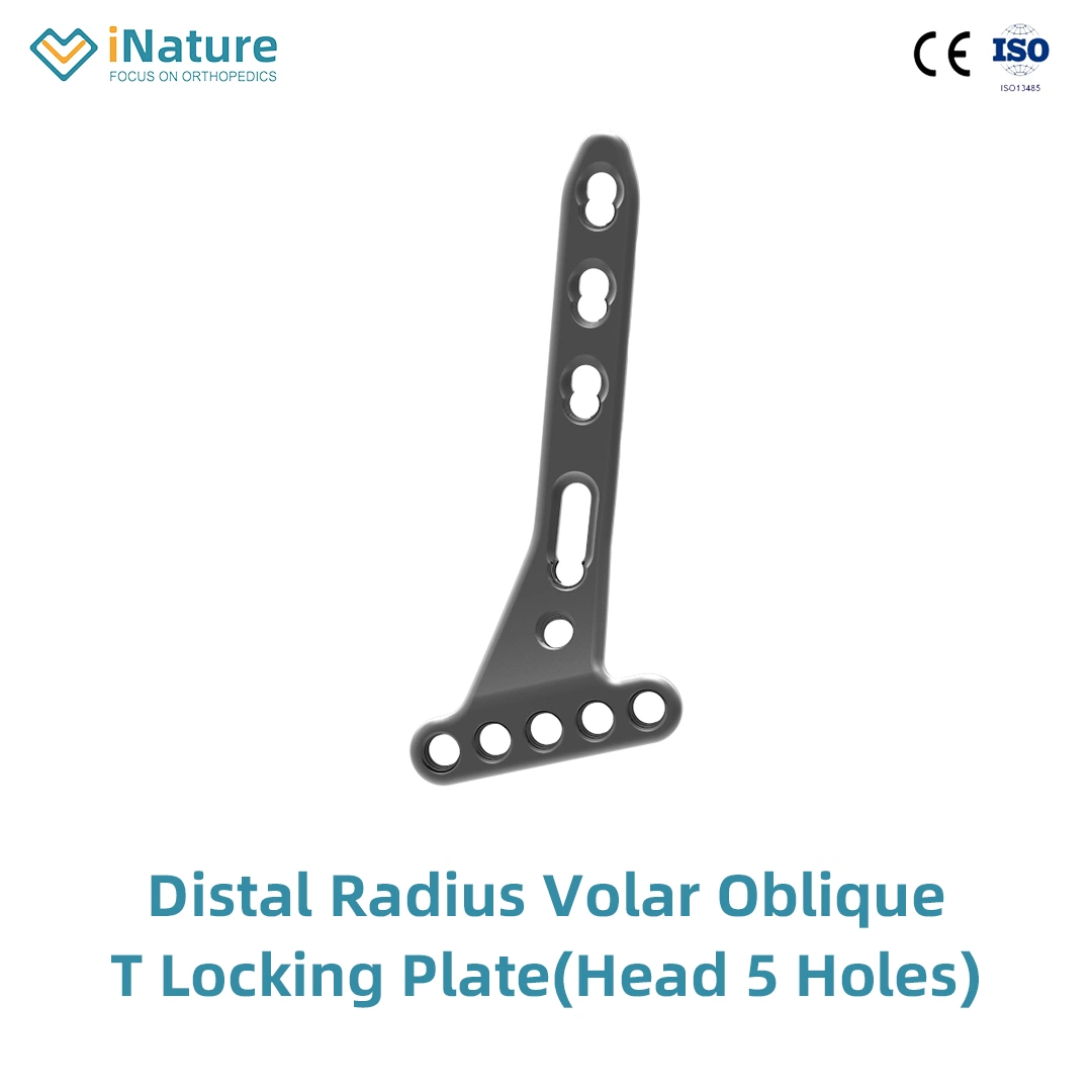 Orthopedic Implant Distal Radius Volar Oblique T Plate Hc 2.4/2.7 Ha2.5/2.7 Screw