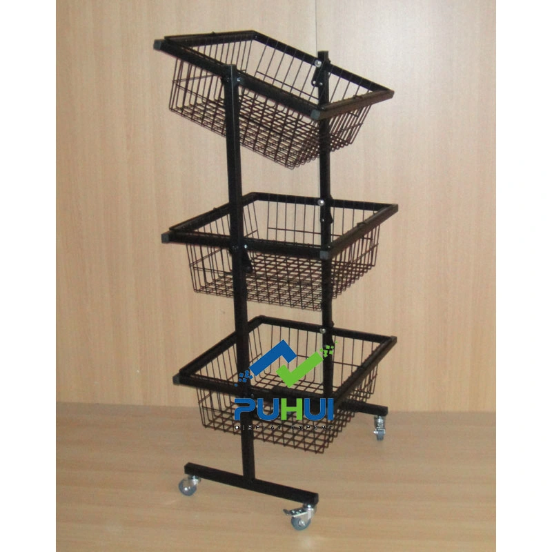 5 Schicht Spinning Stahldraht Bin Plüsch Spielzeug Metall Rack Anzeige (PHY205)