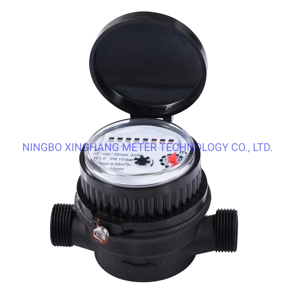 Single Jet Plastic Water Meter Class B