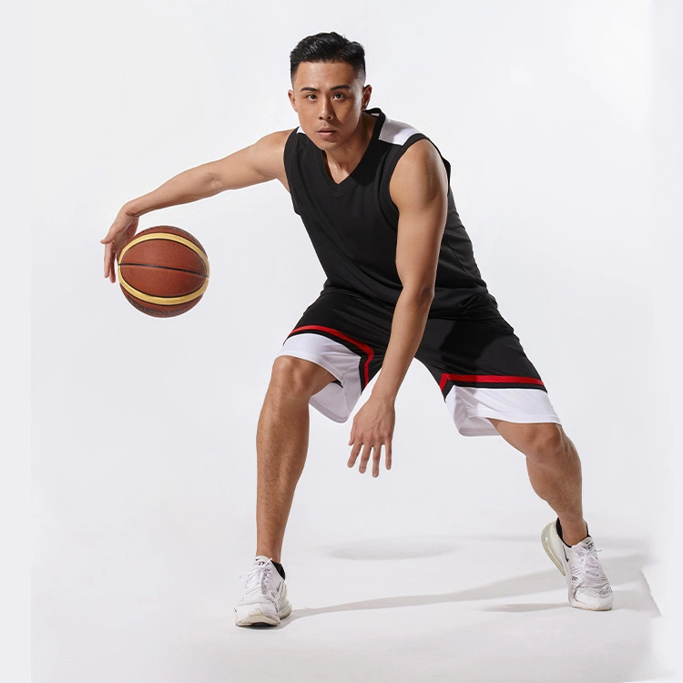 Nueva Jersey de baloncesto de gimnasio al por mayor logotipo personalizado Básquetbol cosido Camiseta Uniform Camiseta deportiva barata para hombre