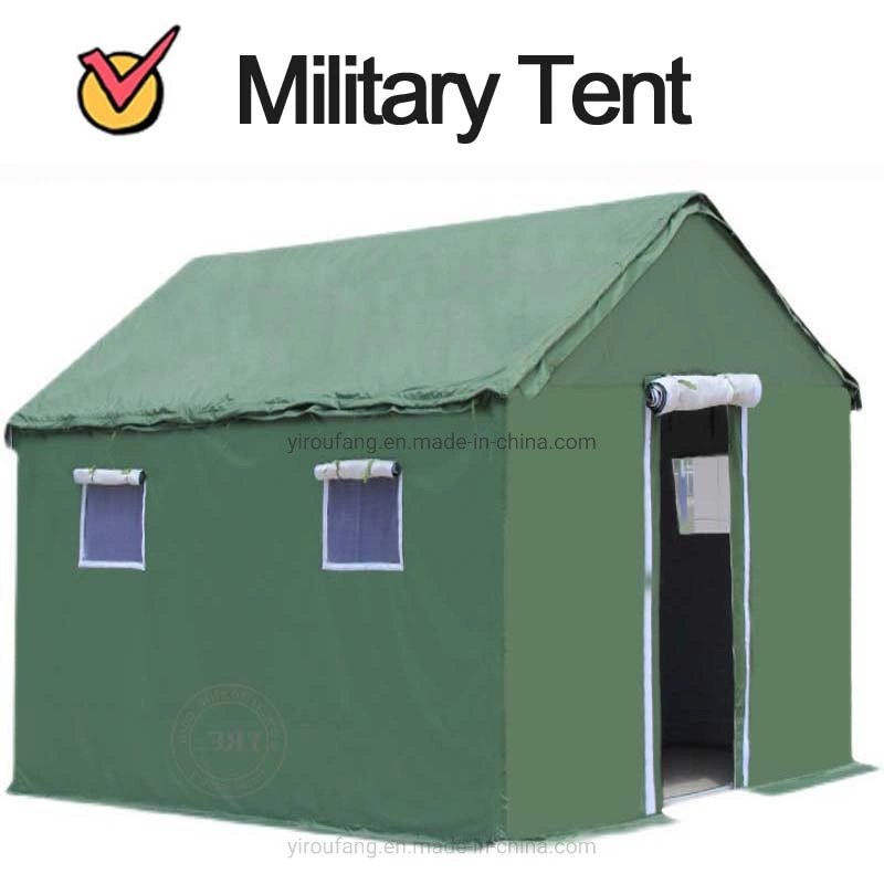 China Tent Relief Military Army Style Camotent Civil Affairs Outdoor Winter Canvas Soldiery Battle Disaster Emergency Refugee Relief Medical Camping Engineering