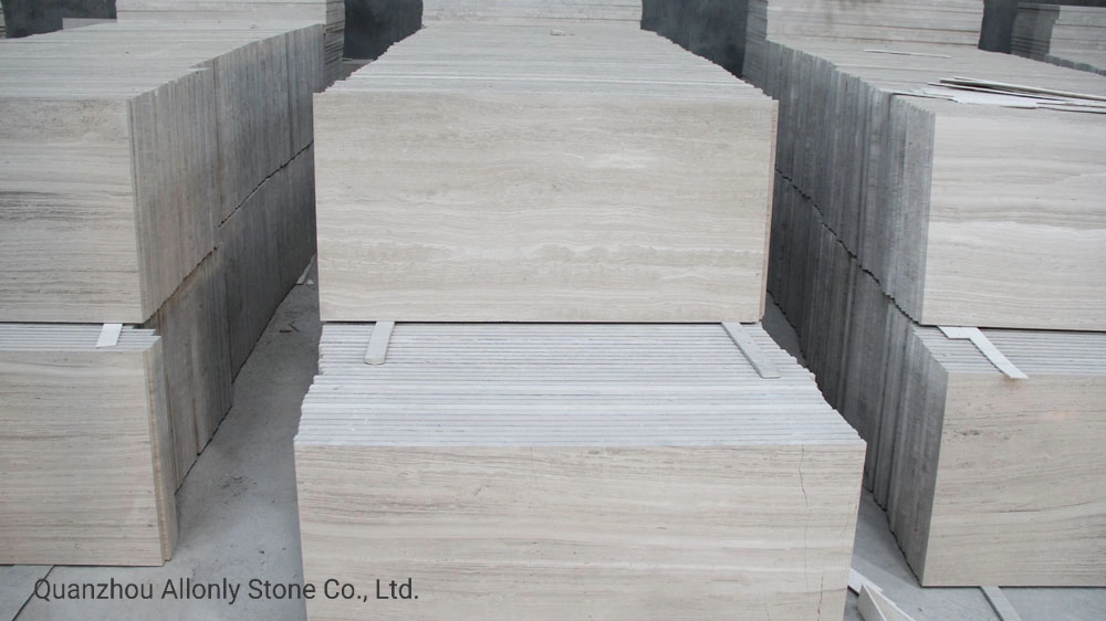 Natural Stone White Serpeggiante/White Wooden Marble for Flooring Wall Countertop Mosaic