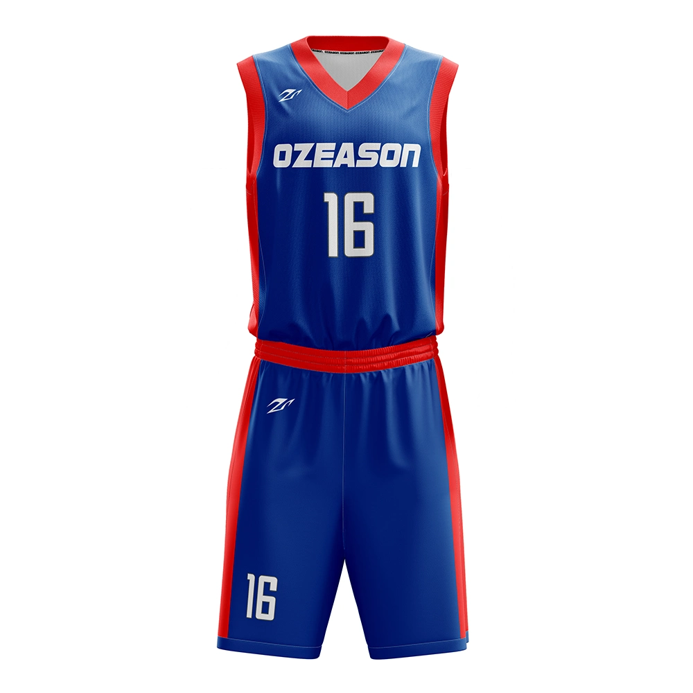 Custom Logo Schule Basketball Praxis Uniformen Männer Sublimation Basketball Trikot