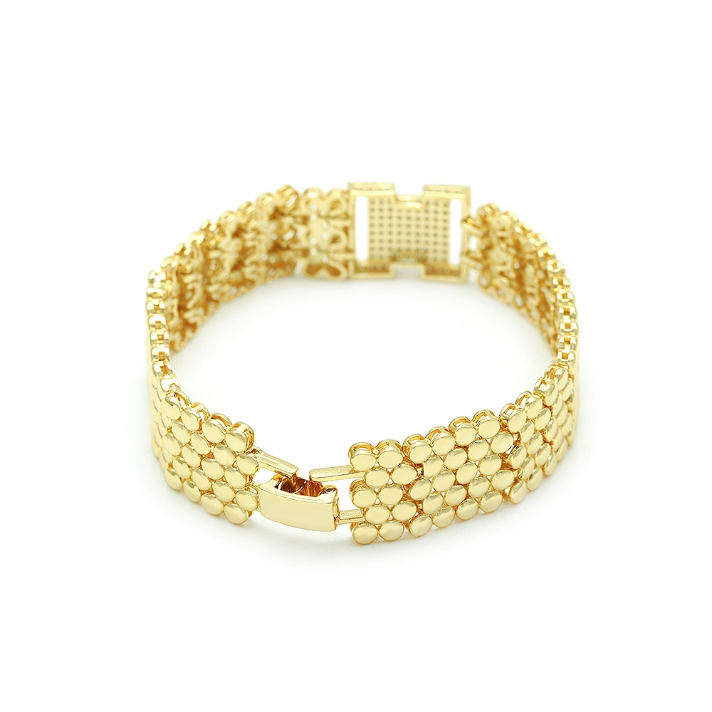 18K Gold Miami Watch Link Chain Bracelets for Men and Women Jewelry Wholesale/Supplier