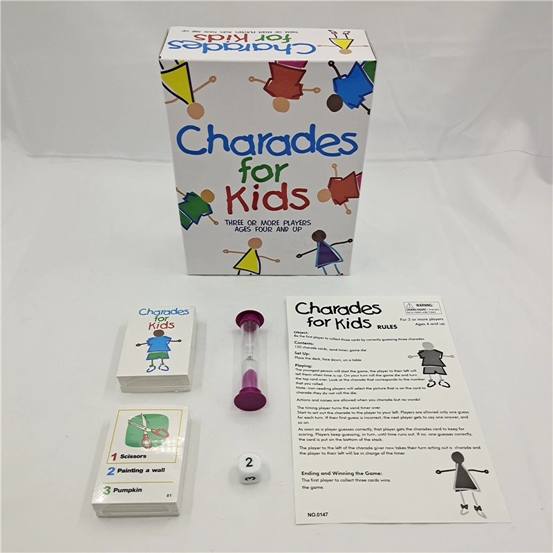 Children Charade Game Kids Word Guess Game