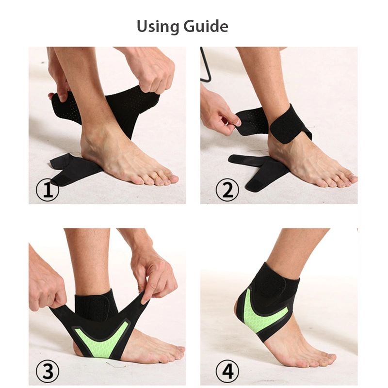 Wholesale/Supplier Unisex Ankle Brace, Breathable Ankle Supports, Elastic Ankle Braces for Sports Protection, Adjustable Ankle Wrap Guard for Against Ankle Chronic