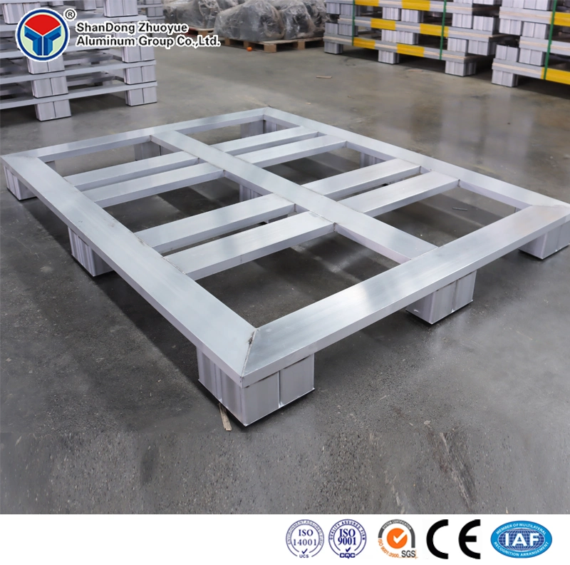 The Aluminum Pallet Forklift Truck Is a Heavy-Duty High-Load Steel Aluminum Pallet.