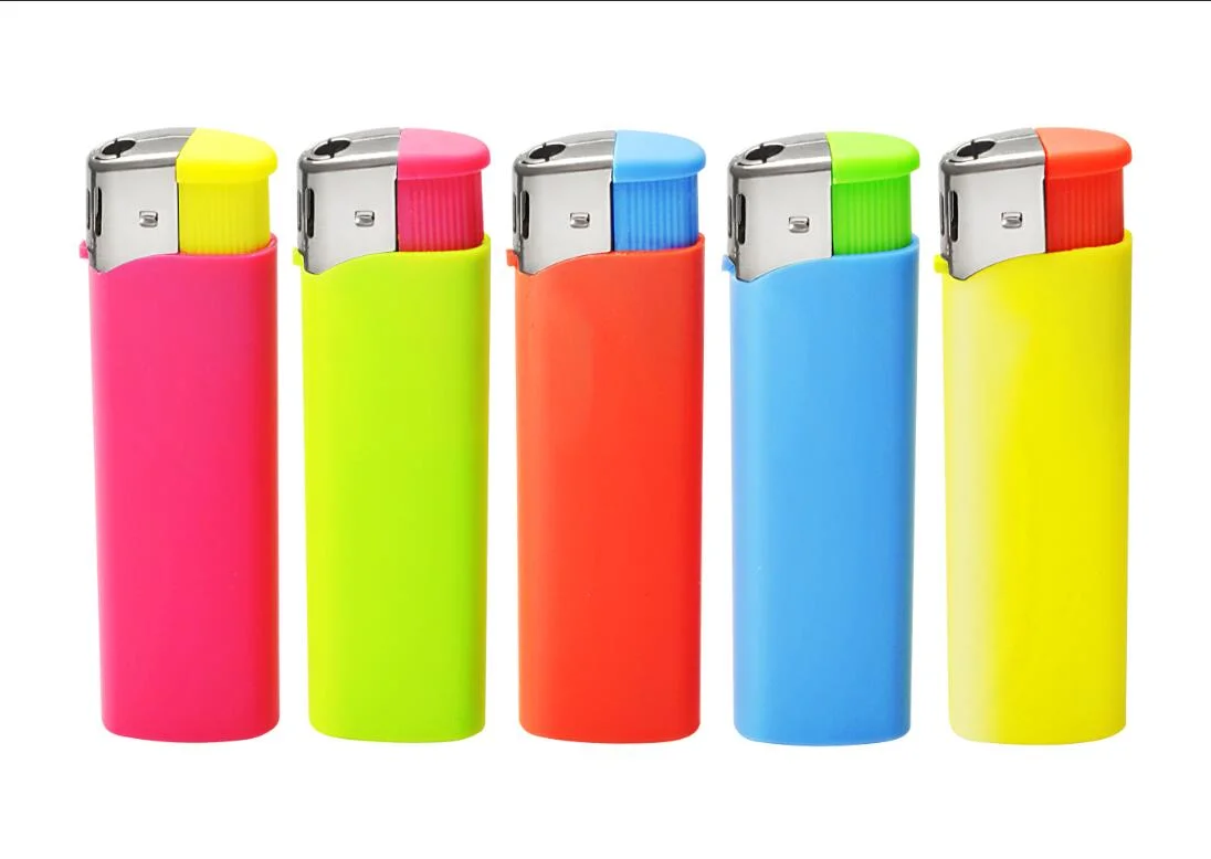 Plastic Gas Cigarette Electronic ISO9994 Slim Pocket Lighter