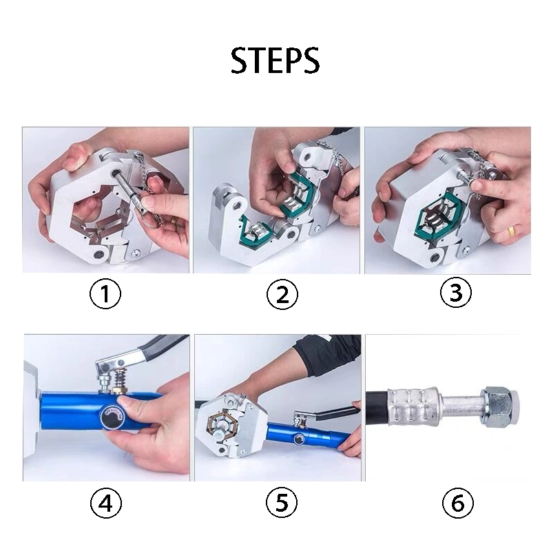 Manual Hydra-Krimp A/C Ar condicionado Repaire a mangueira hidráulica da Ferramenta de Crimpagem