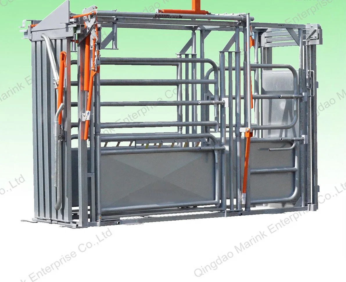 Professional High Quality Livestock Machinery Squeeze Farm Anima Livestock Machinery Animal Chute - Cattle & Cow Crush