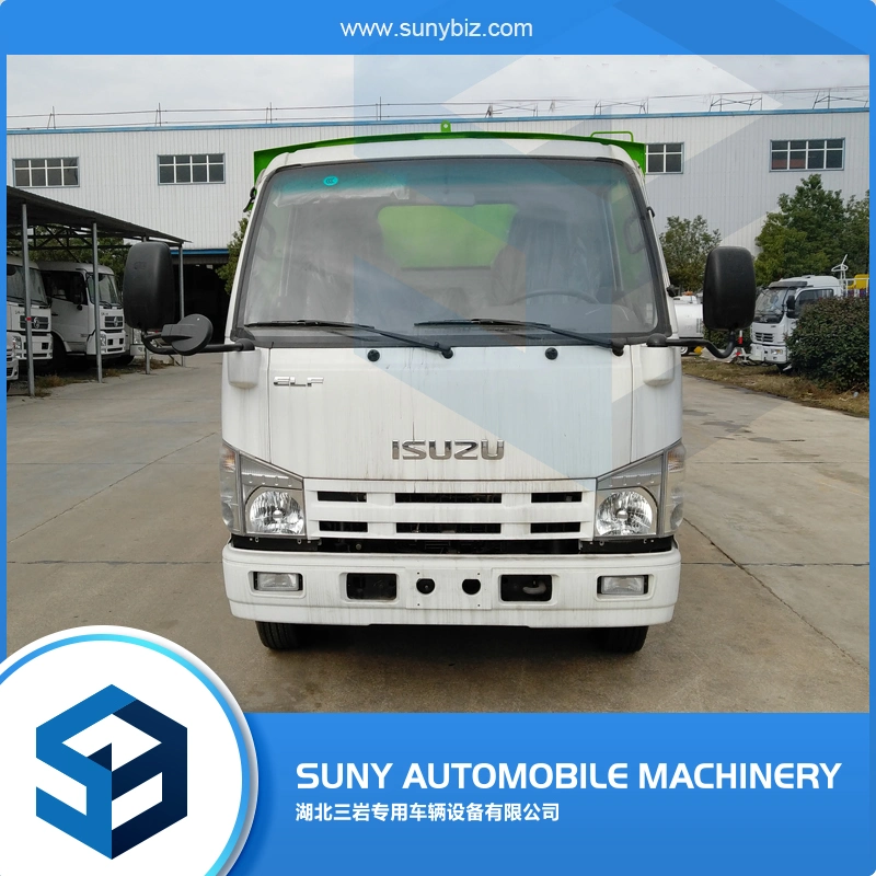 Isuzu 3cbm High Pressure Road Washing Sweeping Truck Vacuum Road Sweeper Truck