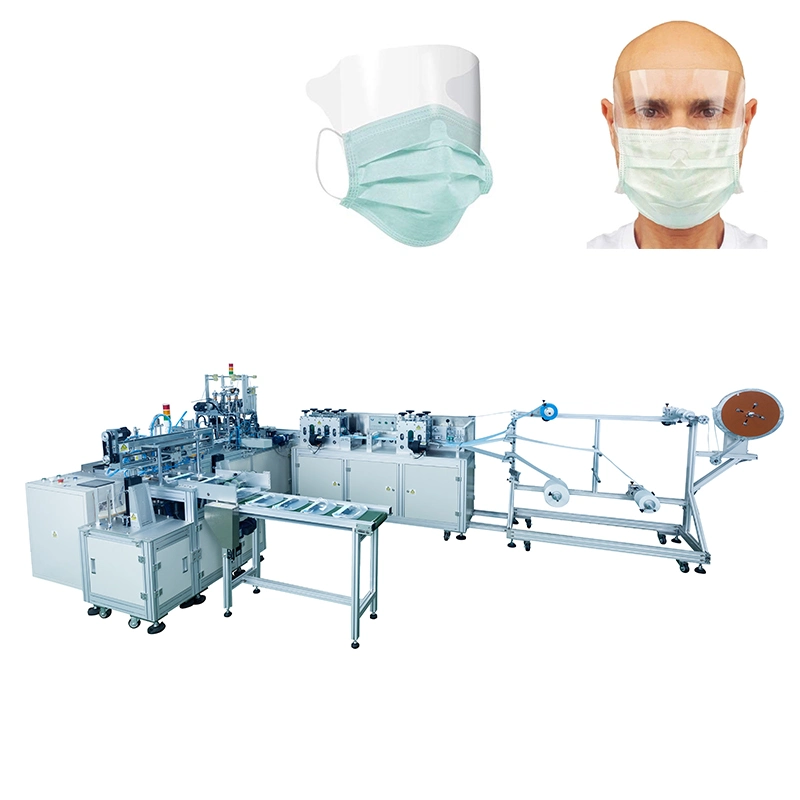 Automatic High-Efficiency Fluidshied Anti-Free Surgical Mask Making Machine