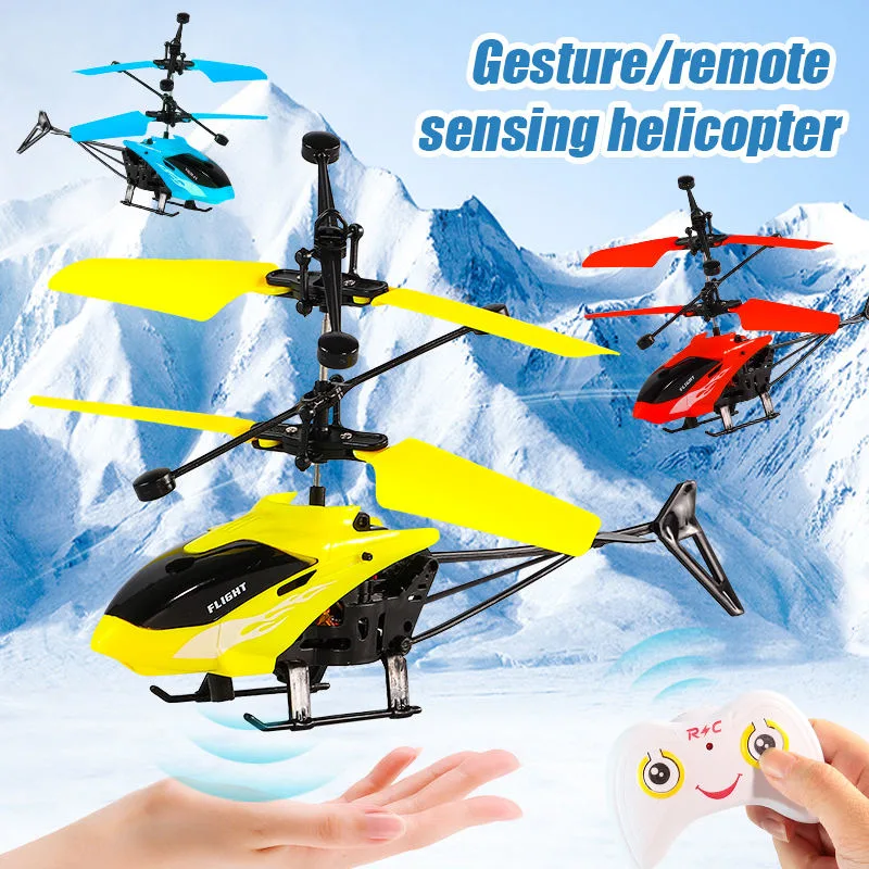 RC Helicopters Big Remote Control Helicopter Large Alloy Plane 3.5 CH RC Airplanes Giant Scale Model Toys with Sensor