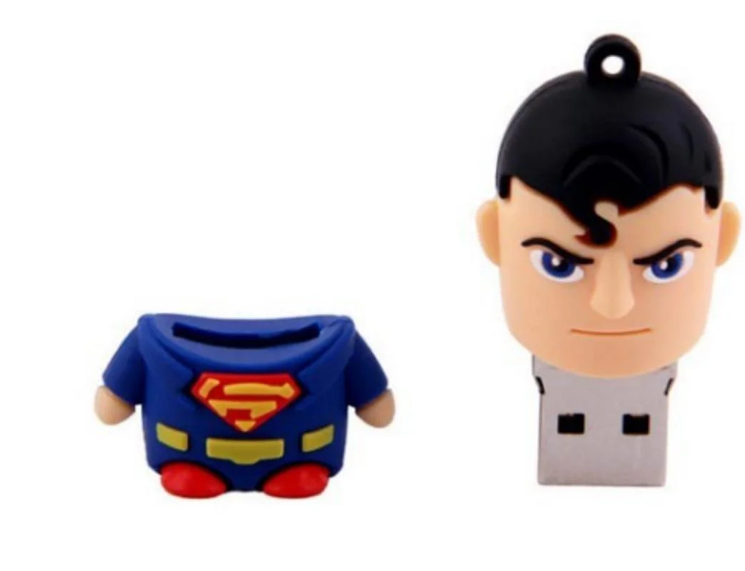 Cooles Design Spiderman/Superman/Batman/Captain America/Green Lantern USB 2,0 Memory Stick Flash Laufwerk