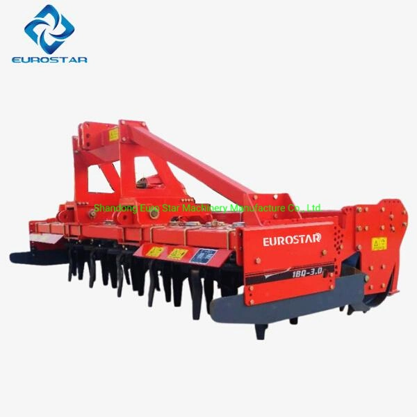 Working Width 2.5m Power Driven Harrow for Farm Tractor 90-125HP Disc Pto True Vertical Tillage Powered Gearbox Roller Heavy Duty Tiller CE Driven Rotary Harrow