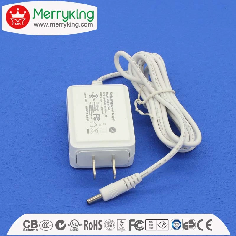 Us Wall Plug 100-240V 5V 2A Switching Adaptor AC DC Power Supply 10W