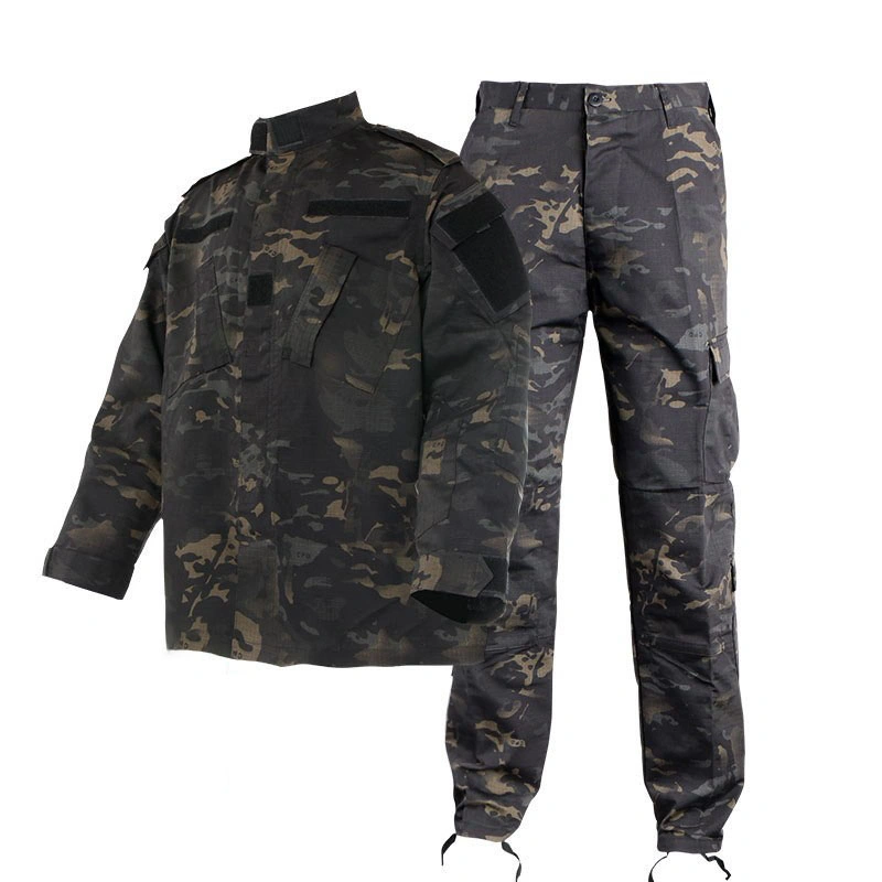 Großhandel Kampf Tan Camo Uniformen Tactical Frosch Anzug Kleidung Tactical Trikot Kampf