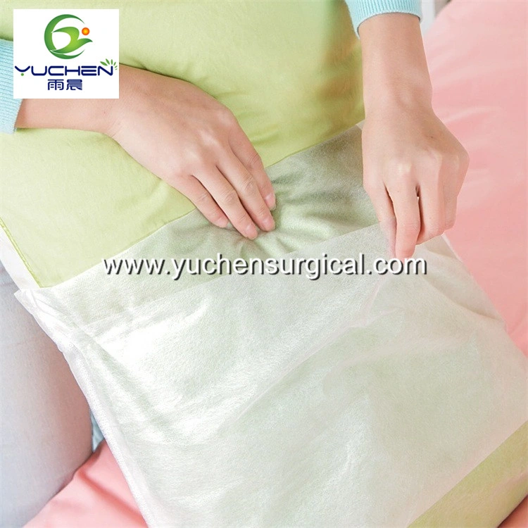 Hotel/Home/Hospital White/Blue Disposable Pillow Case Pair PP/SMS Nonwoven Pillow Cover