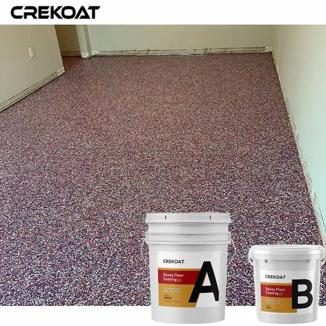 Top Coat Resin Car Metal Flakes Epoxy Floor Coating