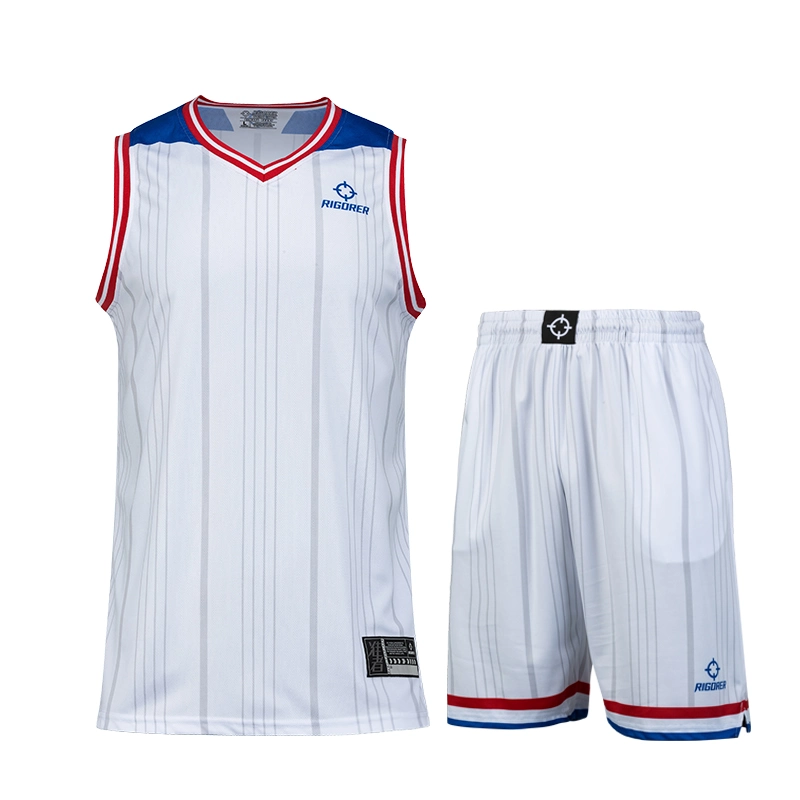 Sublimation Men's Sports Wear Polyester Basketball Uniform Jersey Set