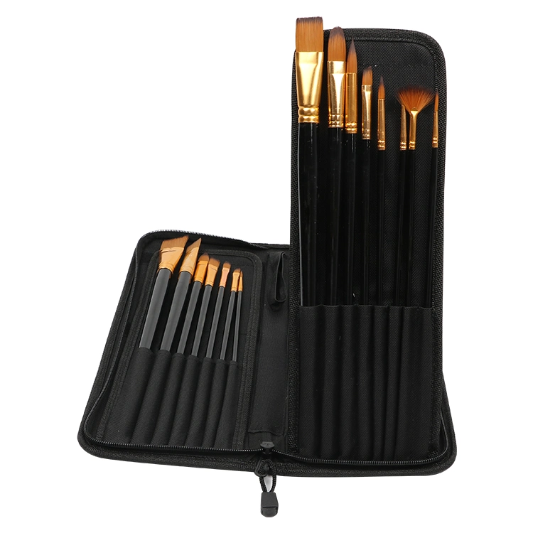 China Supplier Professional 15PCS Nylon Hair Artist Paint Tool Brush Set