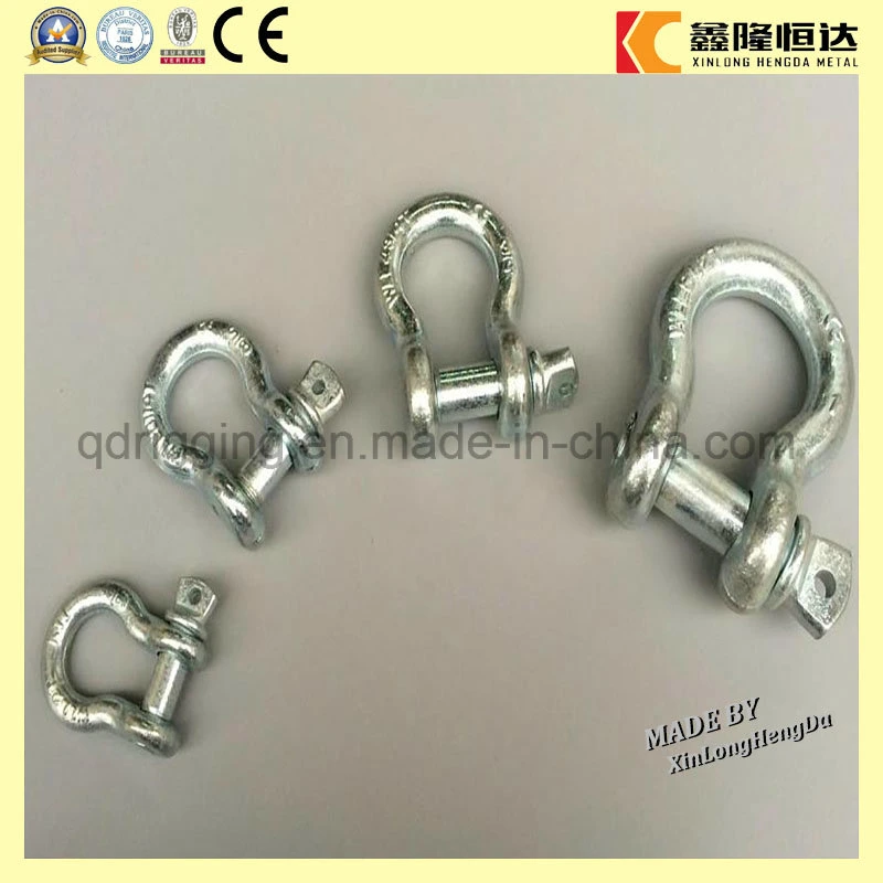 China Manufacture Screw Anchor Bow Shackle Rigging Hardware Fittings Metal