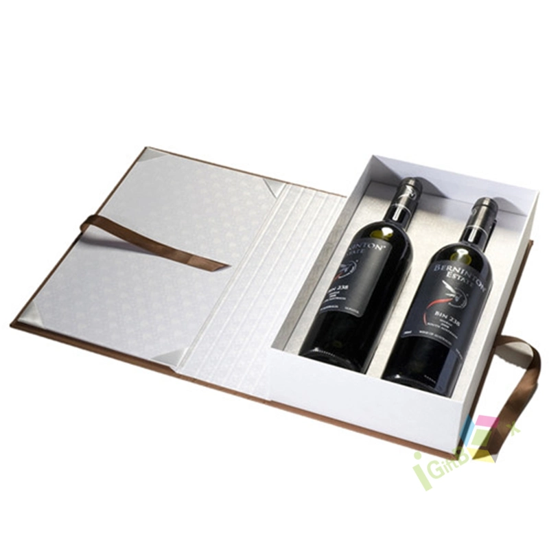 Custom Wholesale/Supplier Luxury High quality/High cost performance  Wine Bottle Gift Set Packaging Box